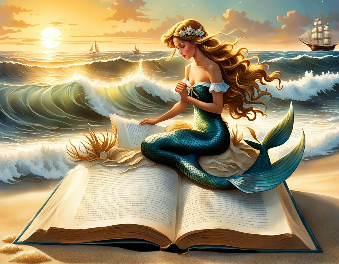 a story of romance between a mermaid and a sailor emerging f...