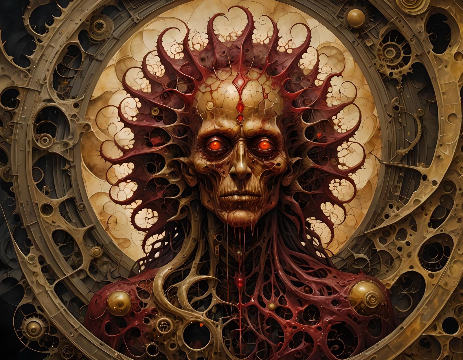 Lovecraftian Nightmare: Fractal Chaos in Gothic Style