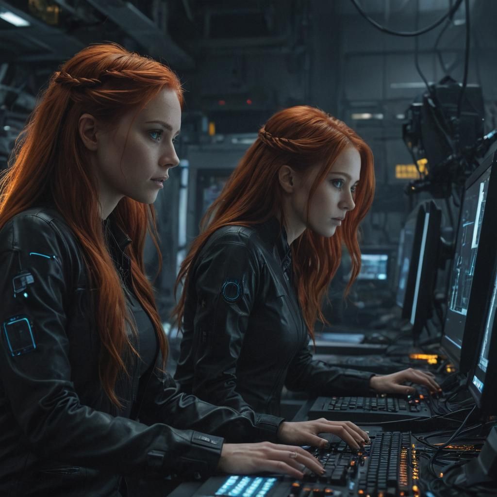 Twin Cyber beauties (15)