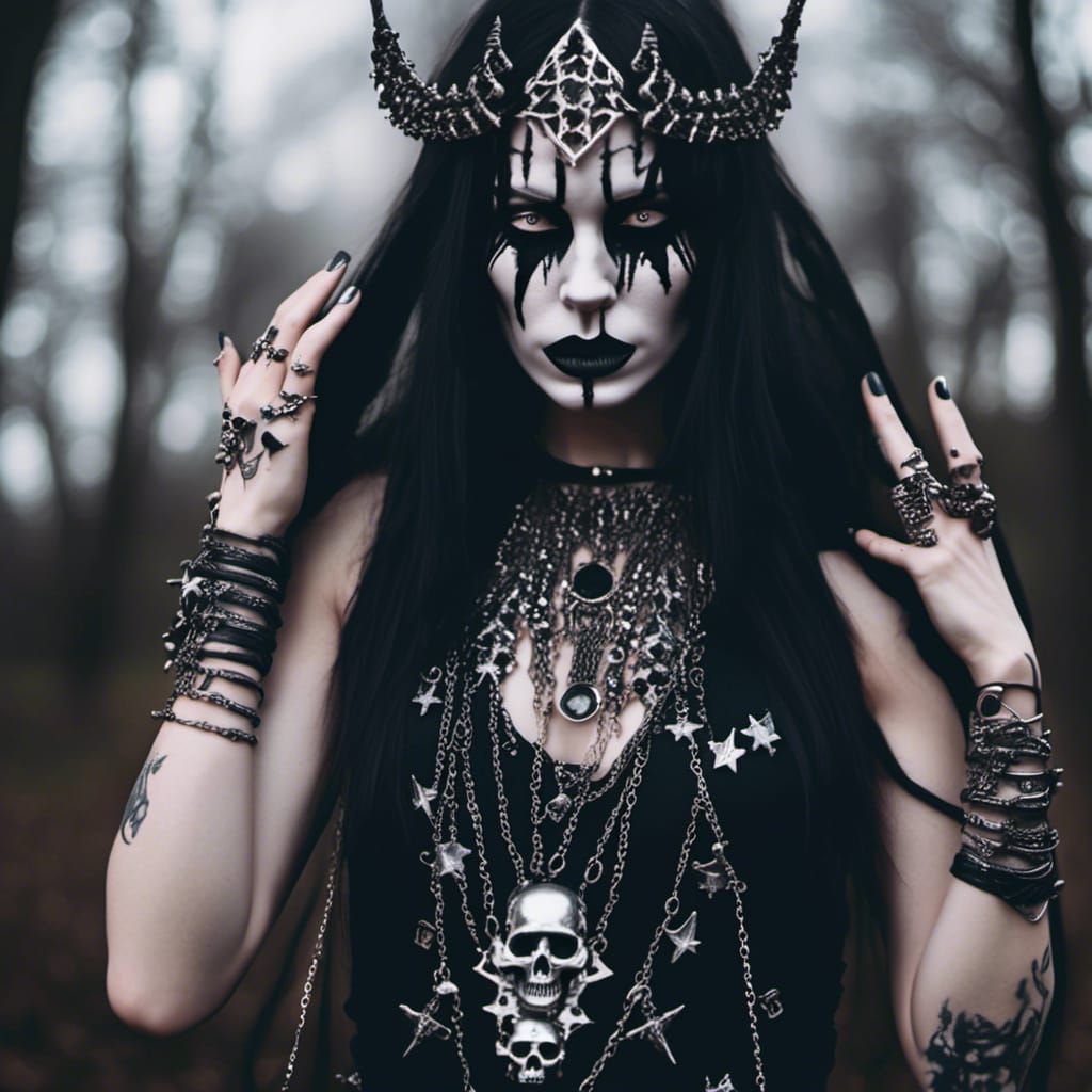 Metalhead girl
