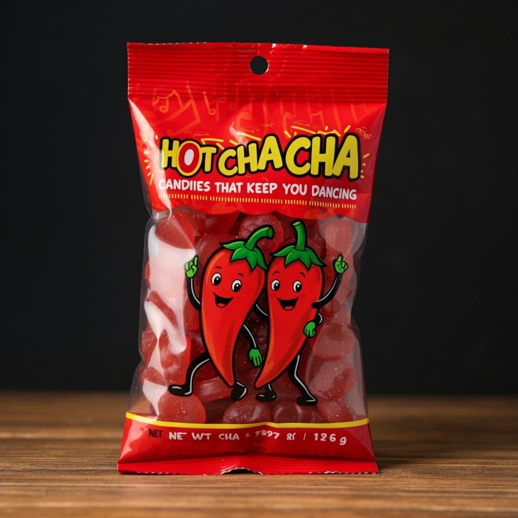 Bag of Chili Pepper Candy Gummies