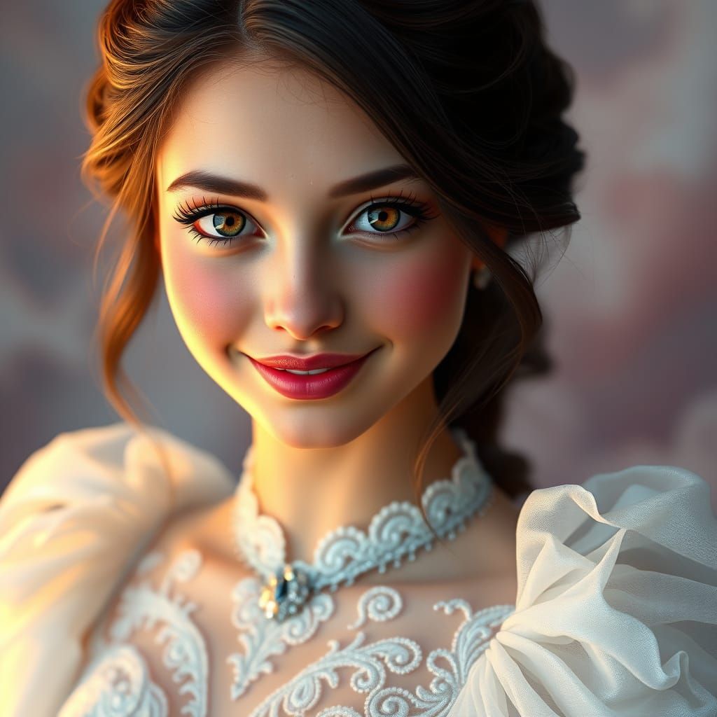 Enchanting Fantasy Maiden in Whimsical Attire