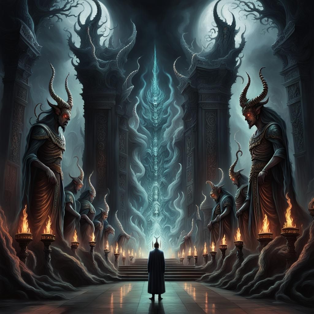 Ethereal Figures in the Underworld: Mystical Futurism