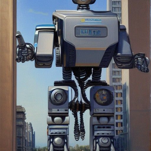 Hyperdetailed Robot Artwork