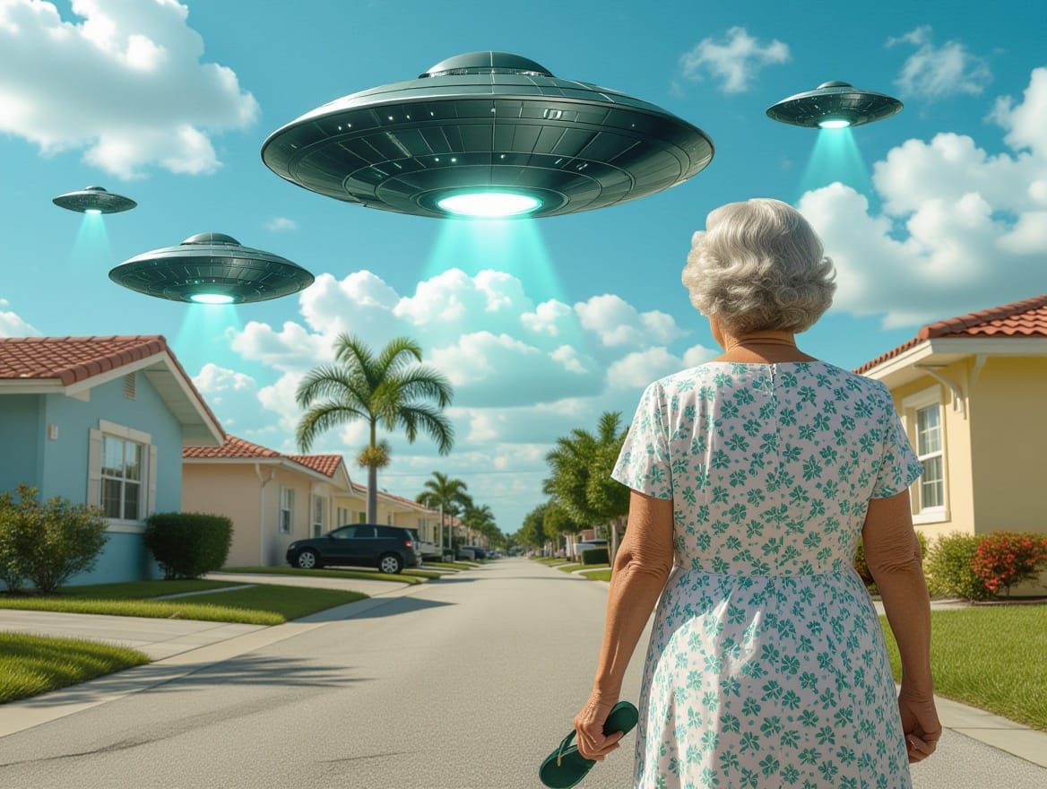 Cuban Woman Defiant Against Alien Invasion in South Florida