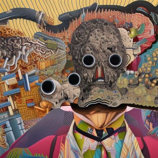 Surreal Mixed Media Social Artwork