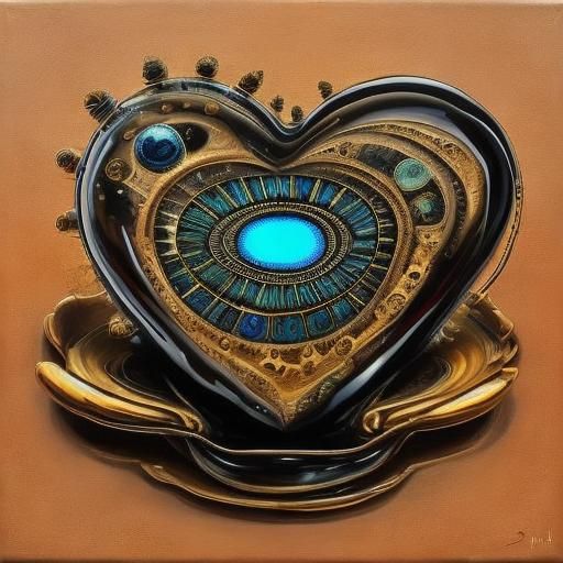 Egyptian Scarab with Ankh in Golden Light