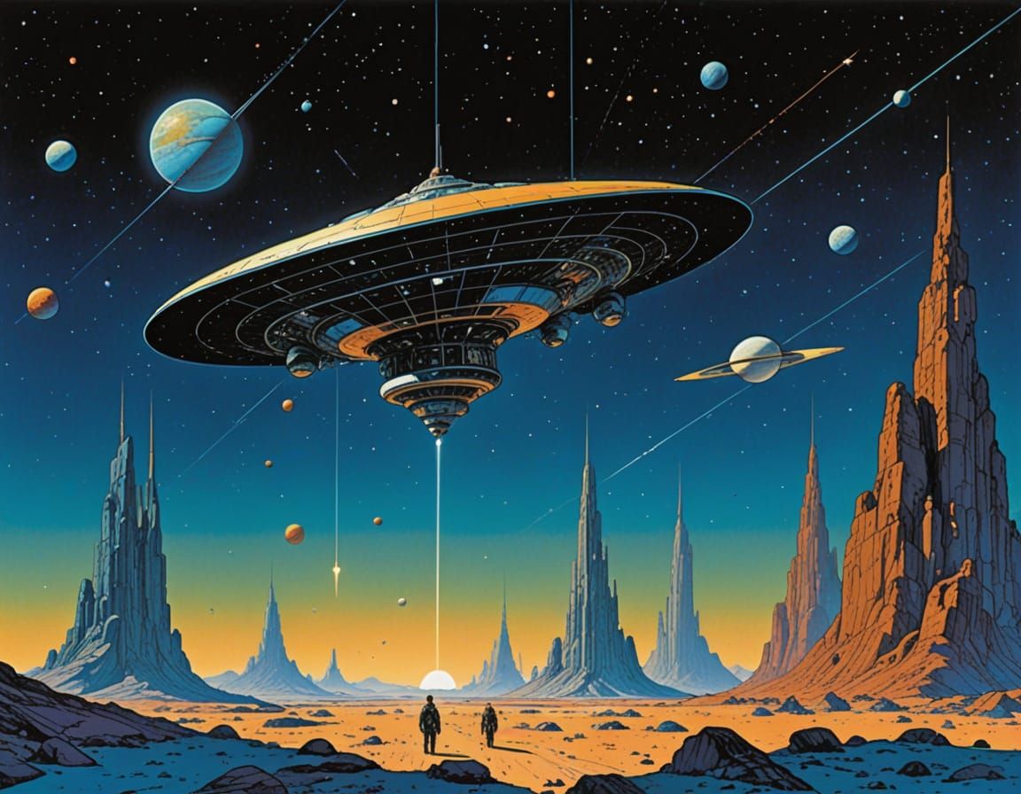 Moebius Starship Exploring Quantum Realm