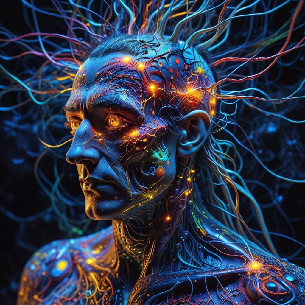 Surreal Neural Network Examined by Neurobiologist