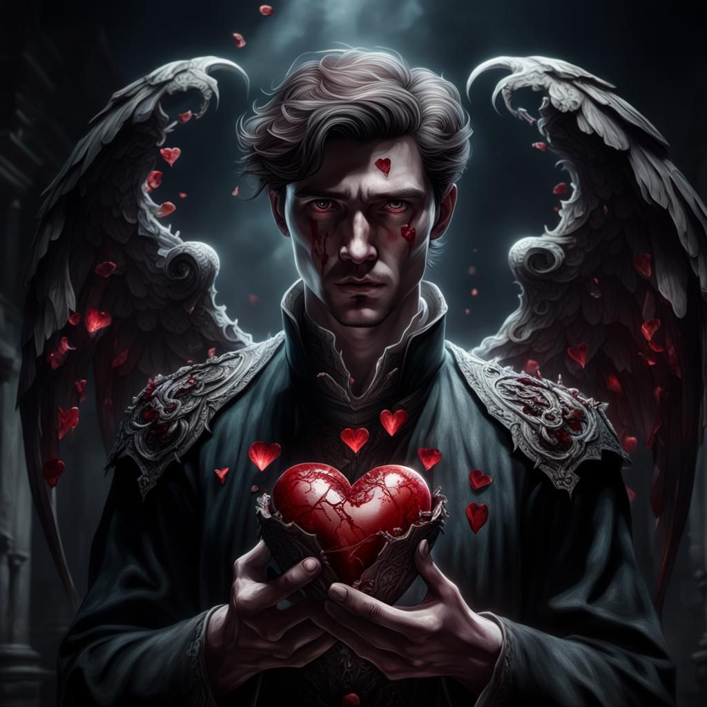 Bleeding Heart with Ghostly Visions: Ornate Art