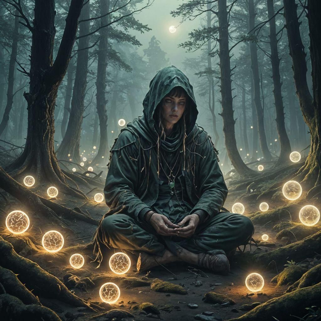 Lush Green Fantasy Landscape in Detailed Matte Painting