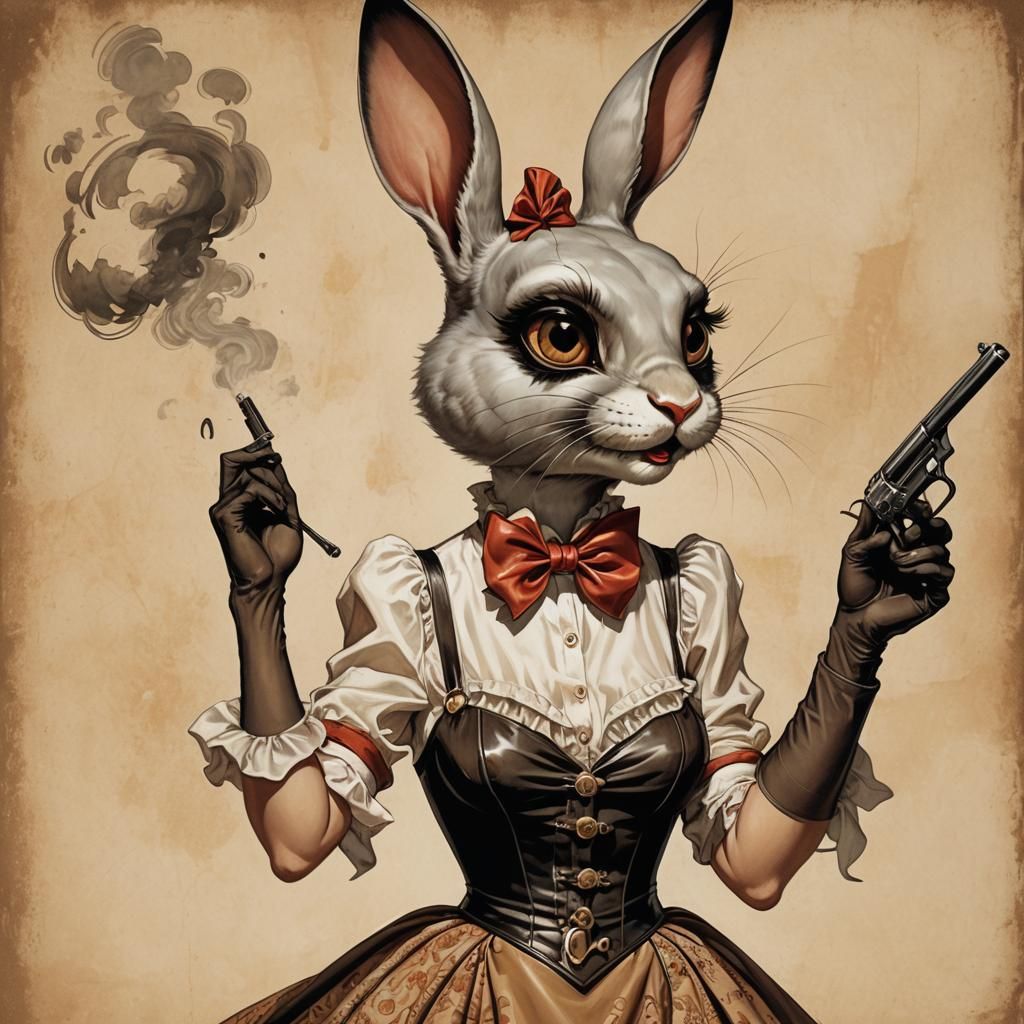 Bunny Barmaid with Heat