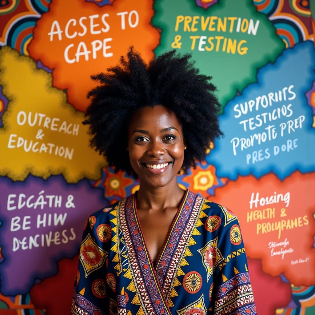 Vibrant Poster: Pattye Anderson Addressing HIV in SPA 6