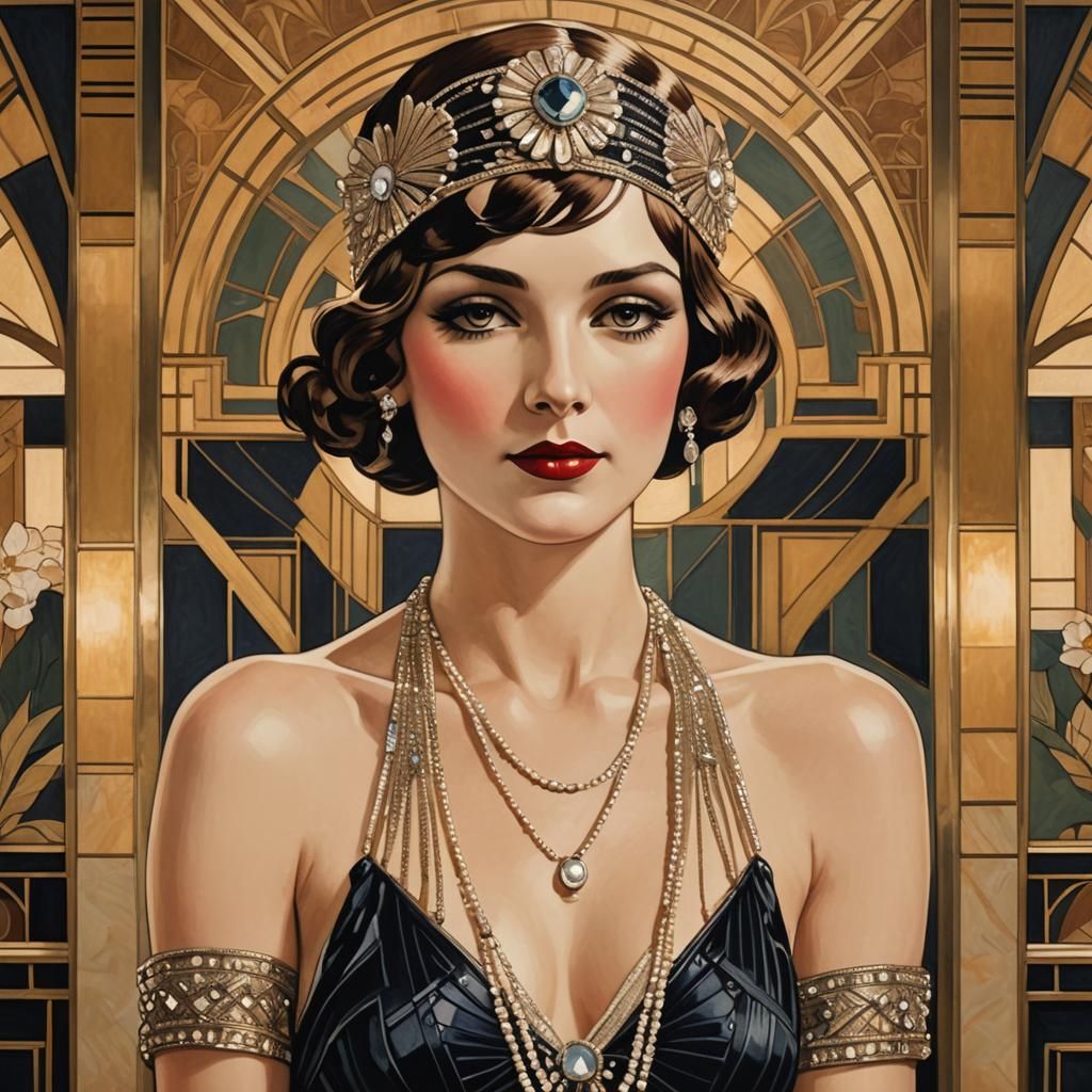 Art Deco Portrait