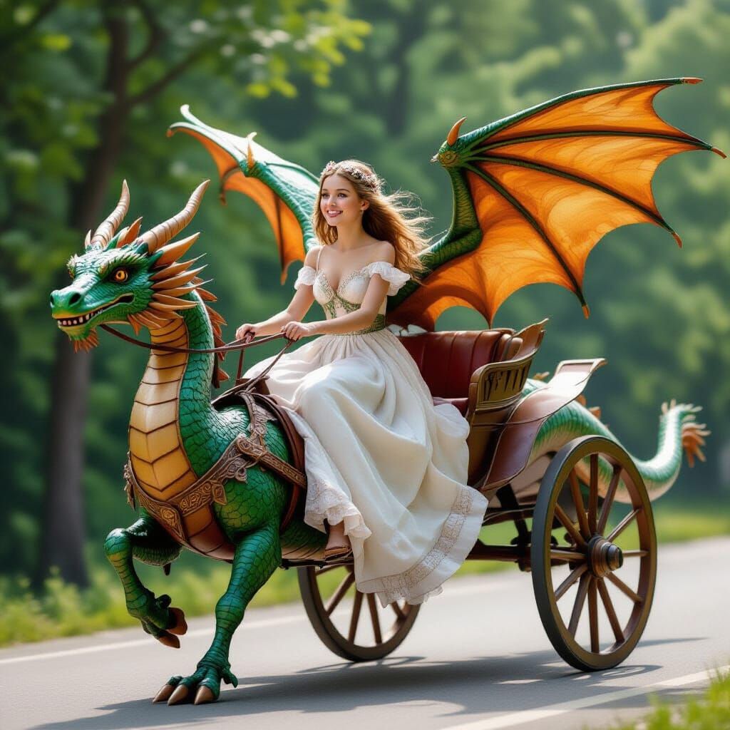 Dragon-Drawn Carriage Ride