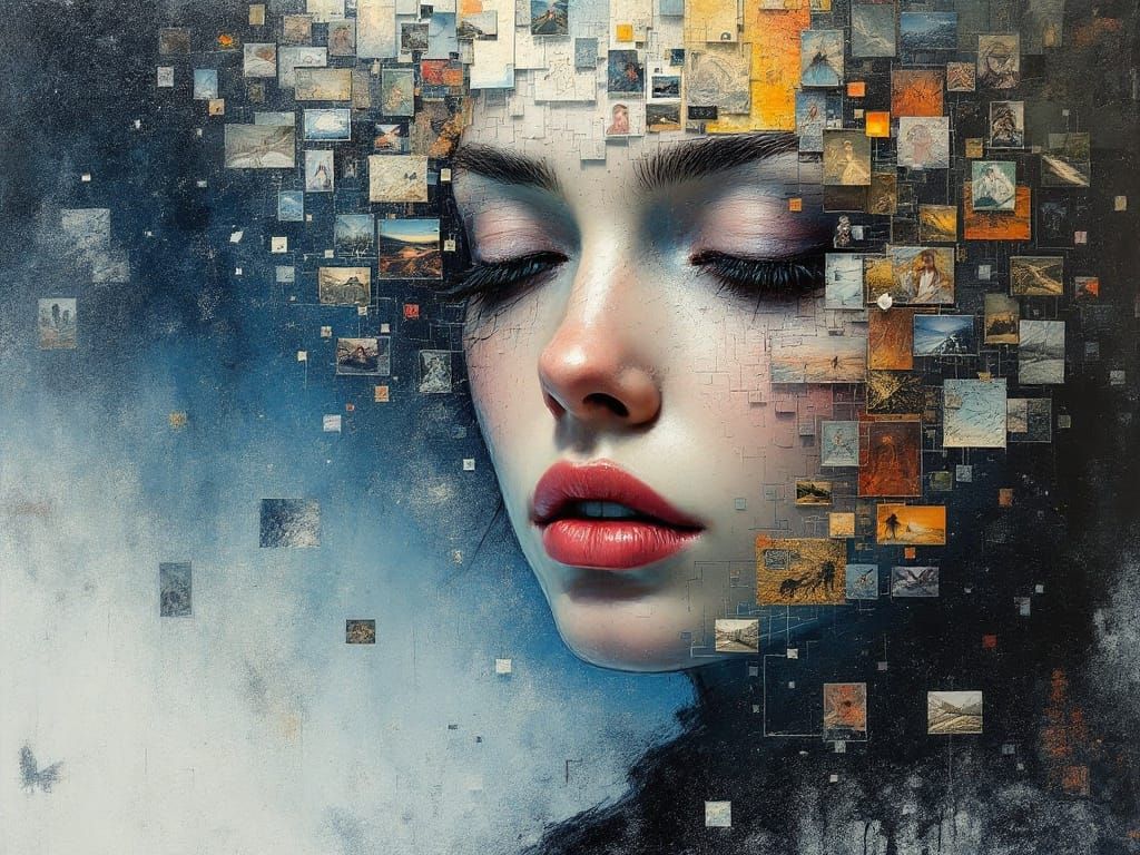 Surreal Winter Memories Merge in Harmony