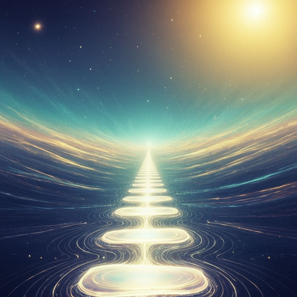 Surreal Dreamscape Pathway in Ethereal Light