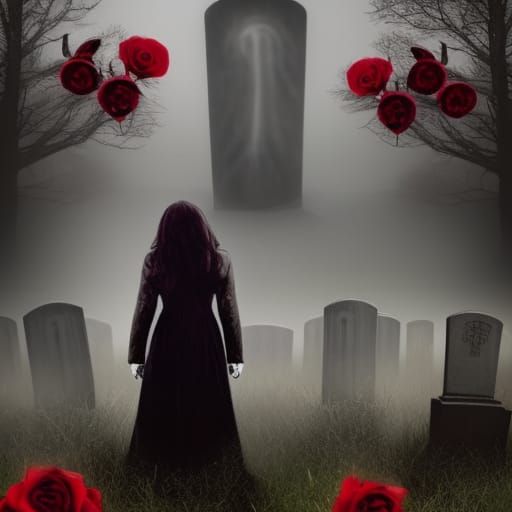 The graveyard, The Countless Tombstones Are Silent