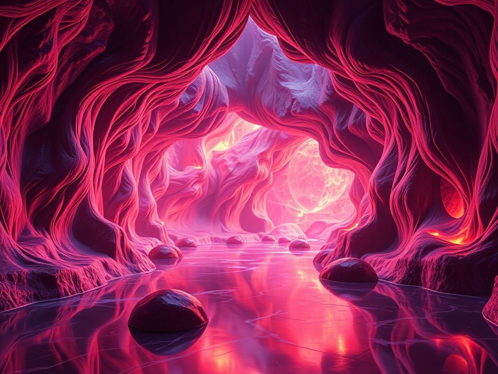 Dreamlike Volumetric Landscape with Synesthetic Lighting