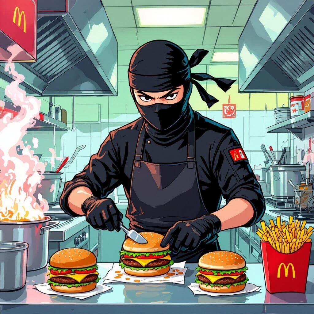 Ninja Chef: Fast Food Pop Art