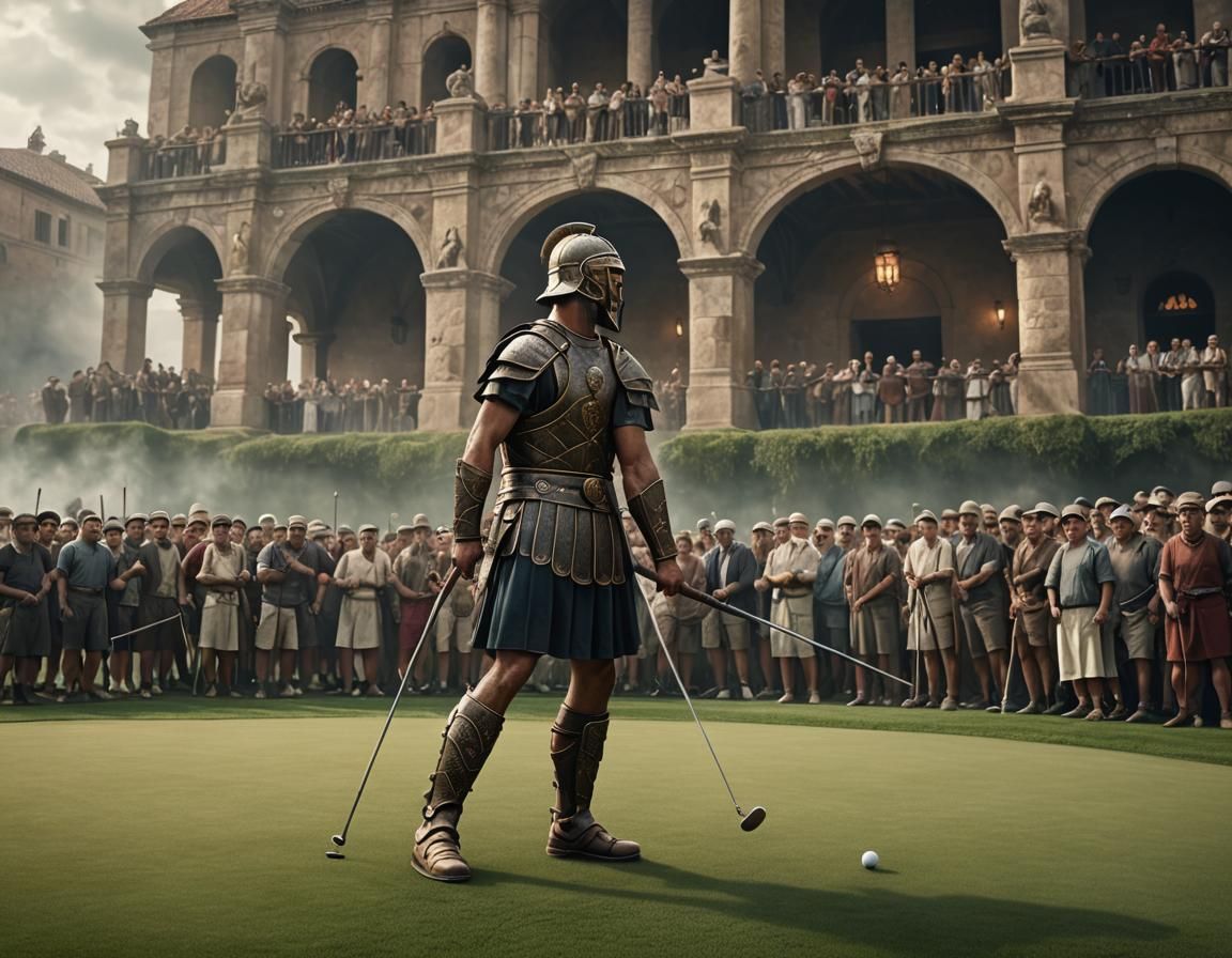 Gladiator's Golf Victory on the Green