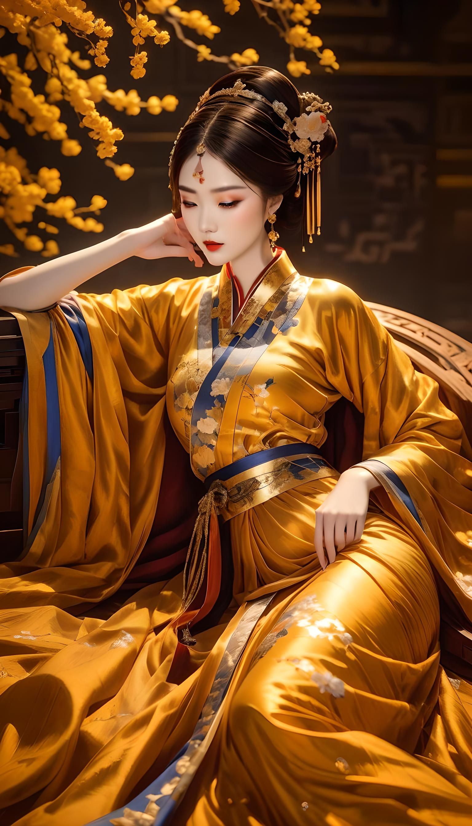Chinese Imperial Concubine in 8k Resolution