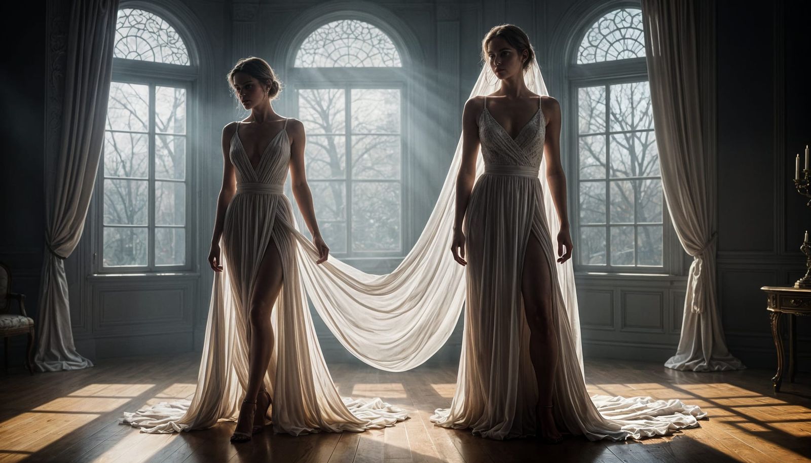 Neoclassical Dominance: A Study in Light and Shadow