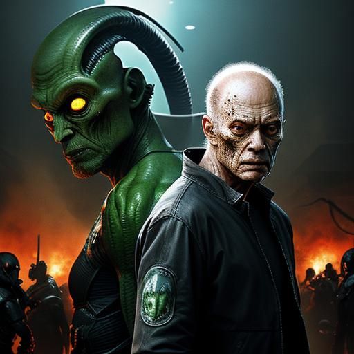 Alien Resurrection on Earth: A Sci-Fi Scene