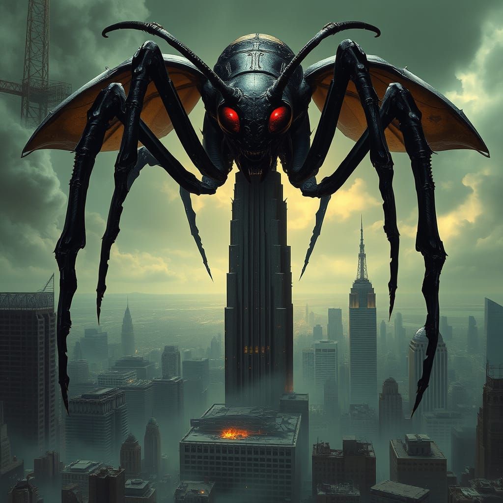 Gigantic Ant Overlord Conquers Post-Apocalyptic Metropolis