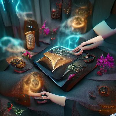 Enigmatic Book of Spells and Ancient Lore