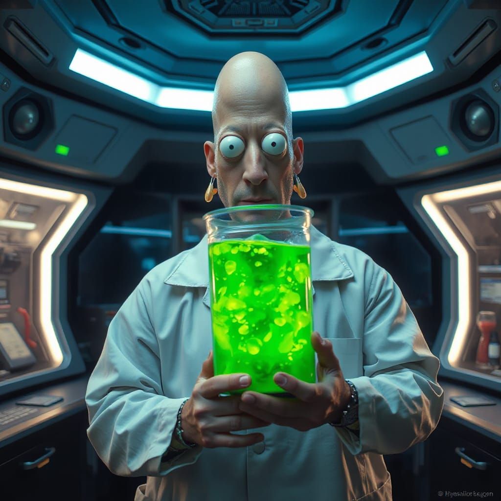 Zoidberg as Spaceship Science Officer