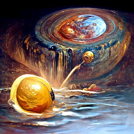 The drowning of a solar system