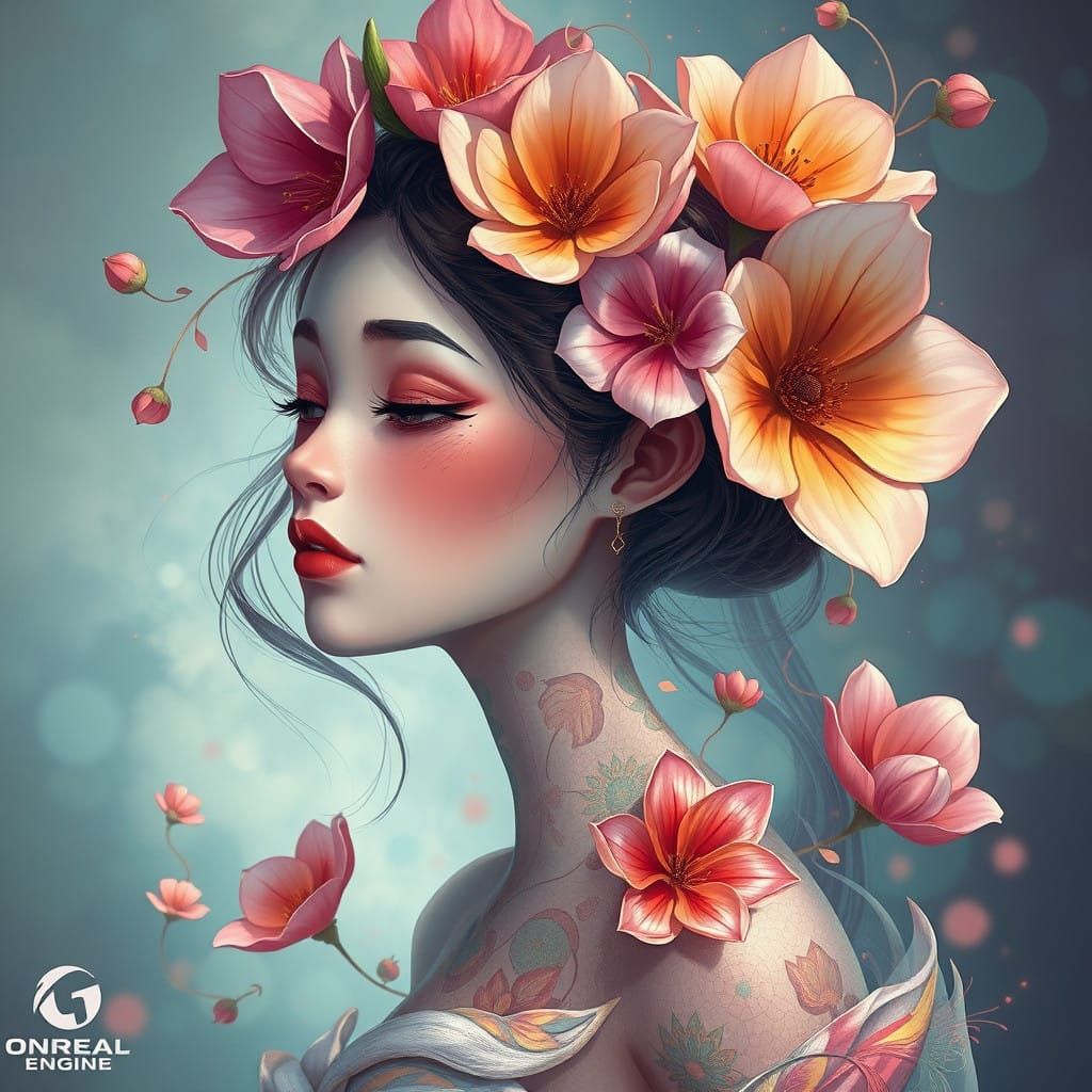 GiovanaMum Celebrates Elegance in Whimsical Digital Art