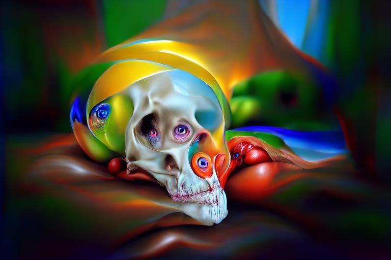 Colorful Surrealism: Life From Death in Eternal Cycle