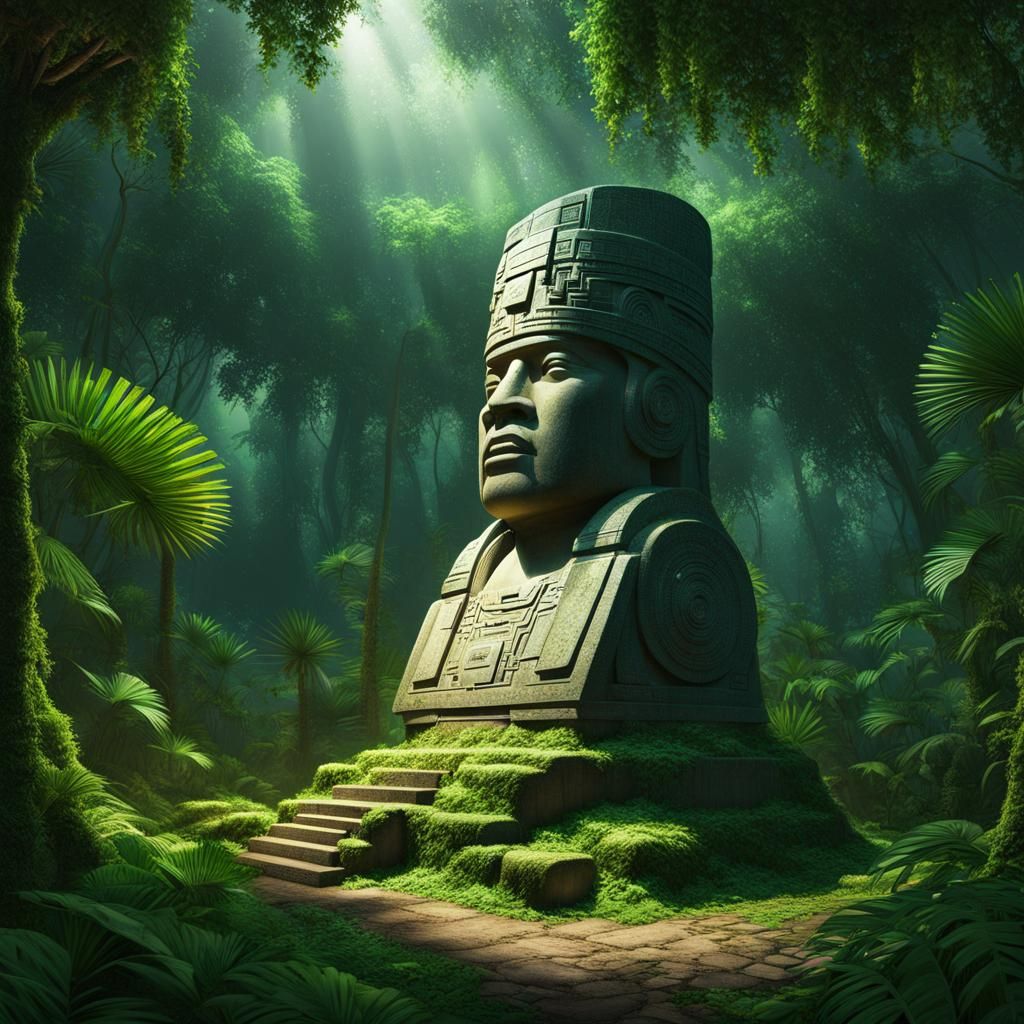 Olmec monument
