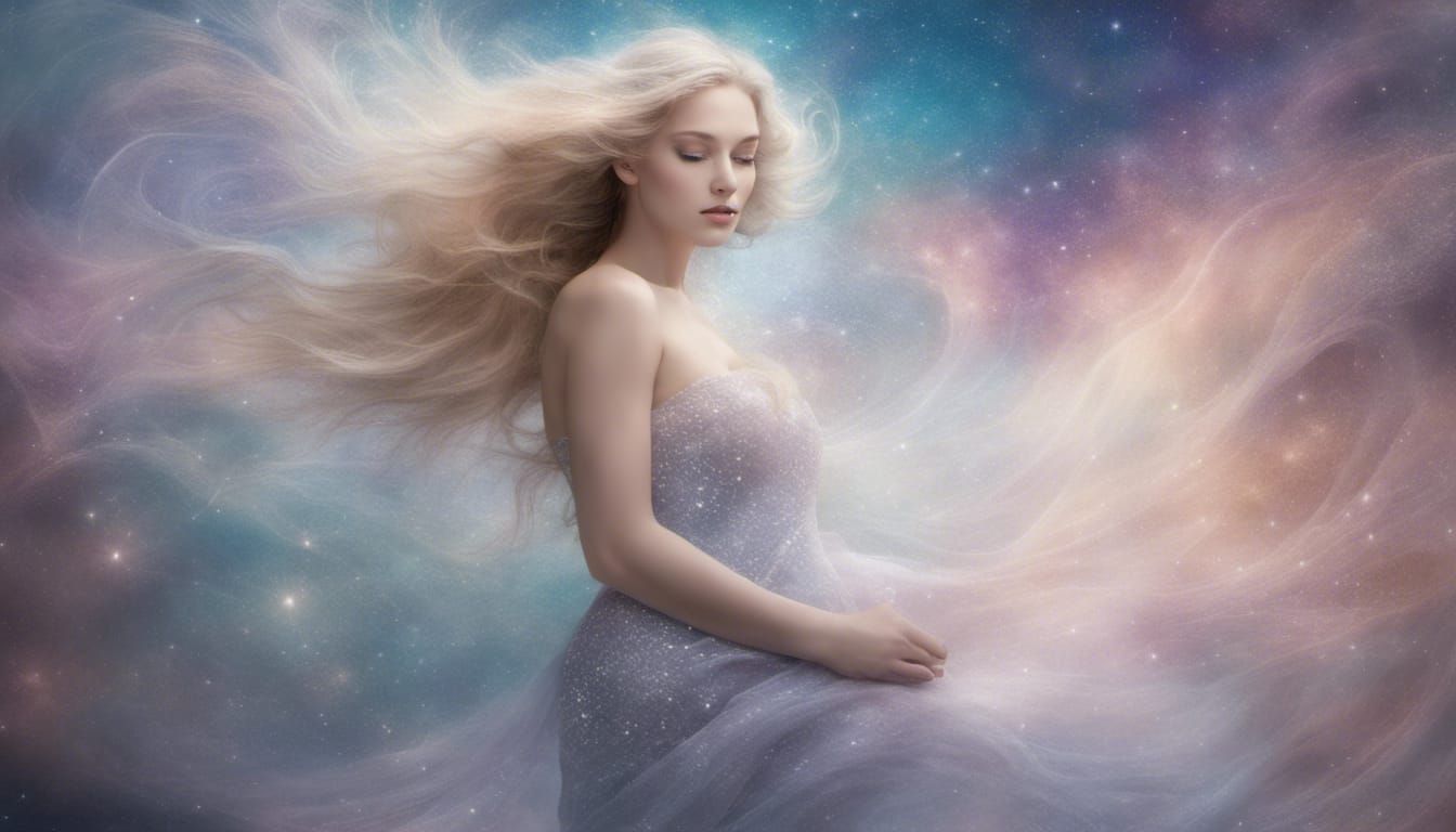 Ethereal Paradise: A Heavenly, Sparkling Dreamscape