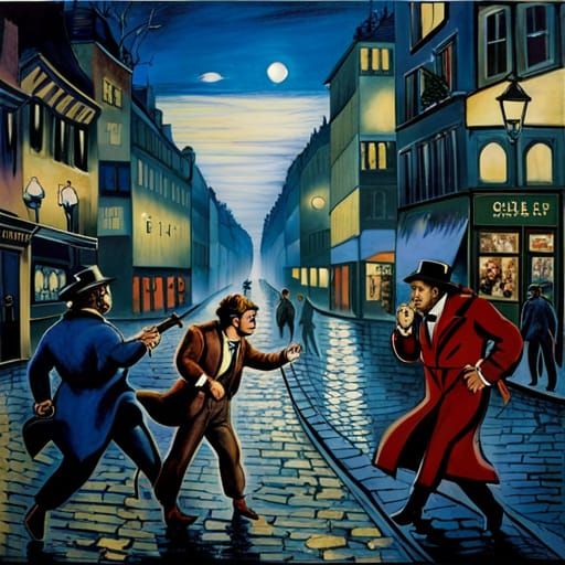 Ant Battle in Hamburg: Biopunk Style