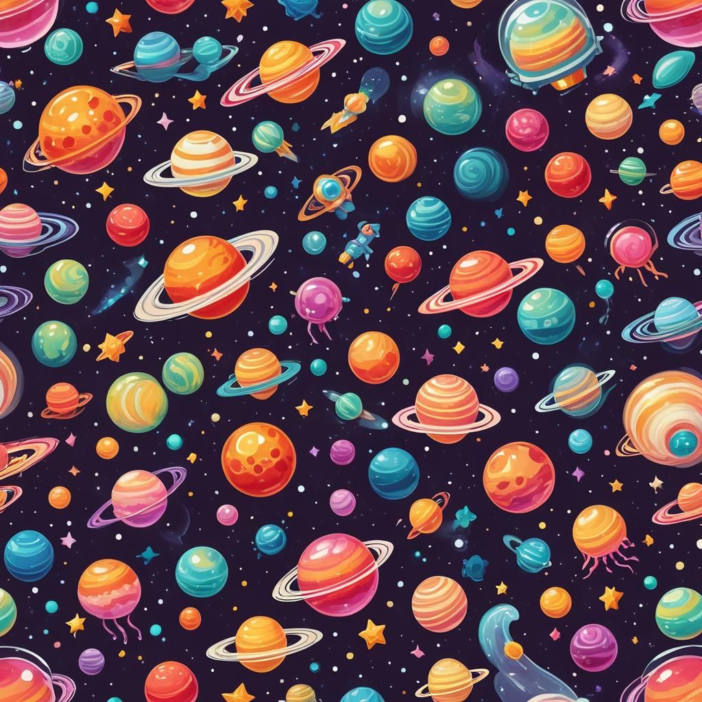 Jelly Space Adventure with Jelly Astronauts