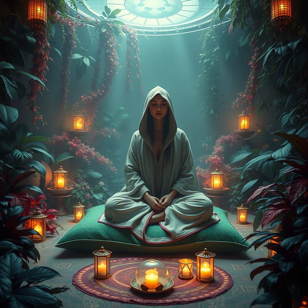 Surreal Therapy Chamber in a Dreamlike Atmosphere