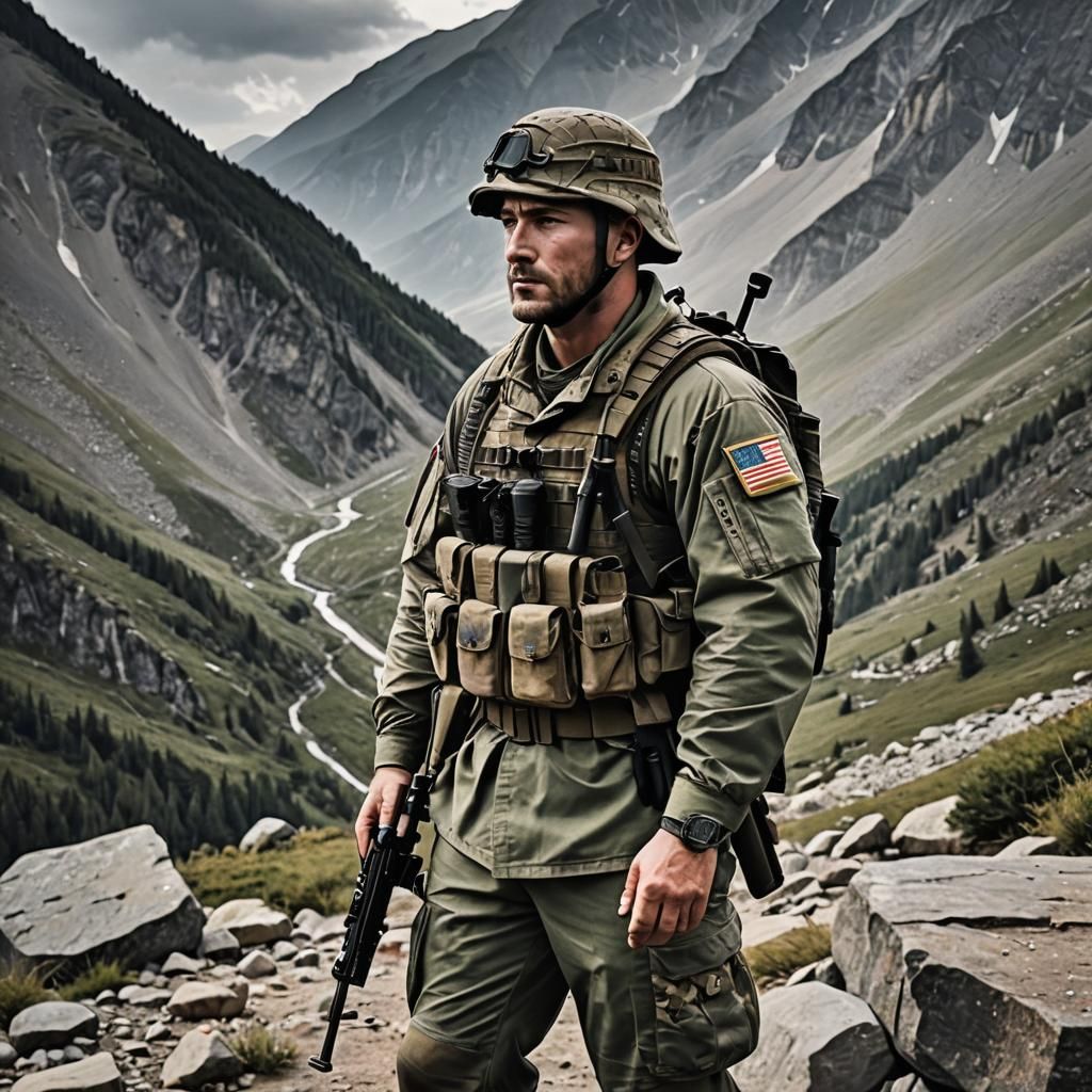 Selfless Mountain King in Military Dress