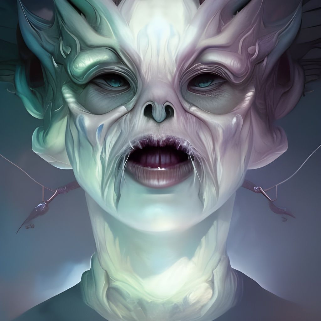 Demonic Eldritch Muppet Portrait in Unreal Engine 5