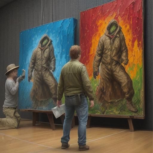 SCP-7887 Objects in Expressionist Impasto Painting