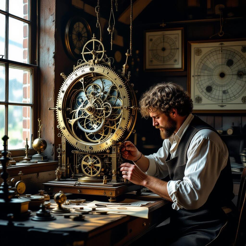 Clockmaker Repairs Ancient Celestial Mechanism in Rembrandt ...