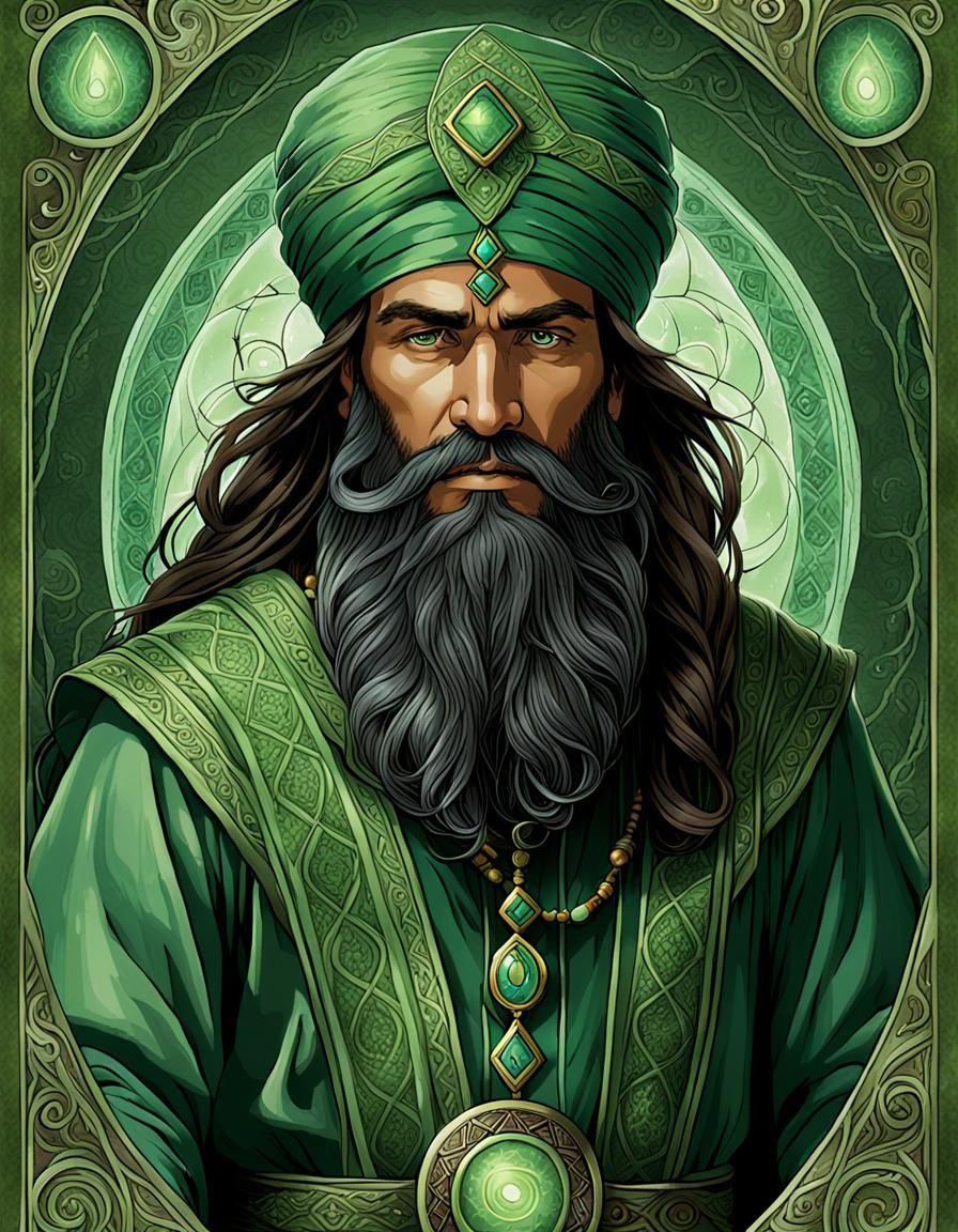 Magomet Tarot Card in Steppes