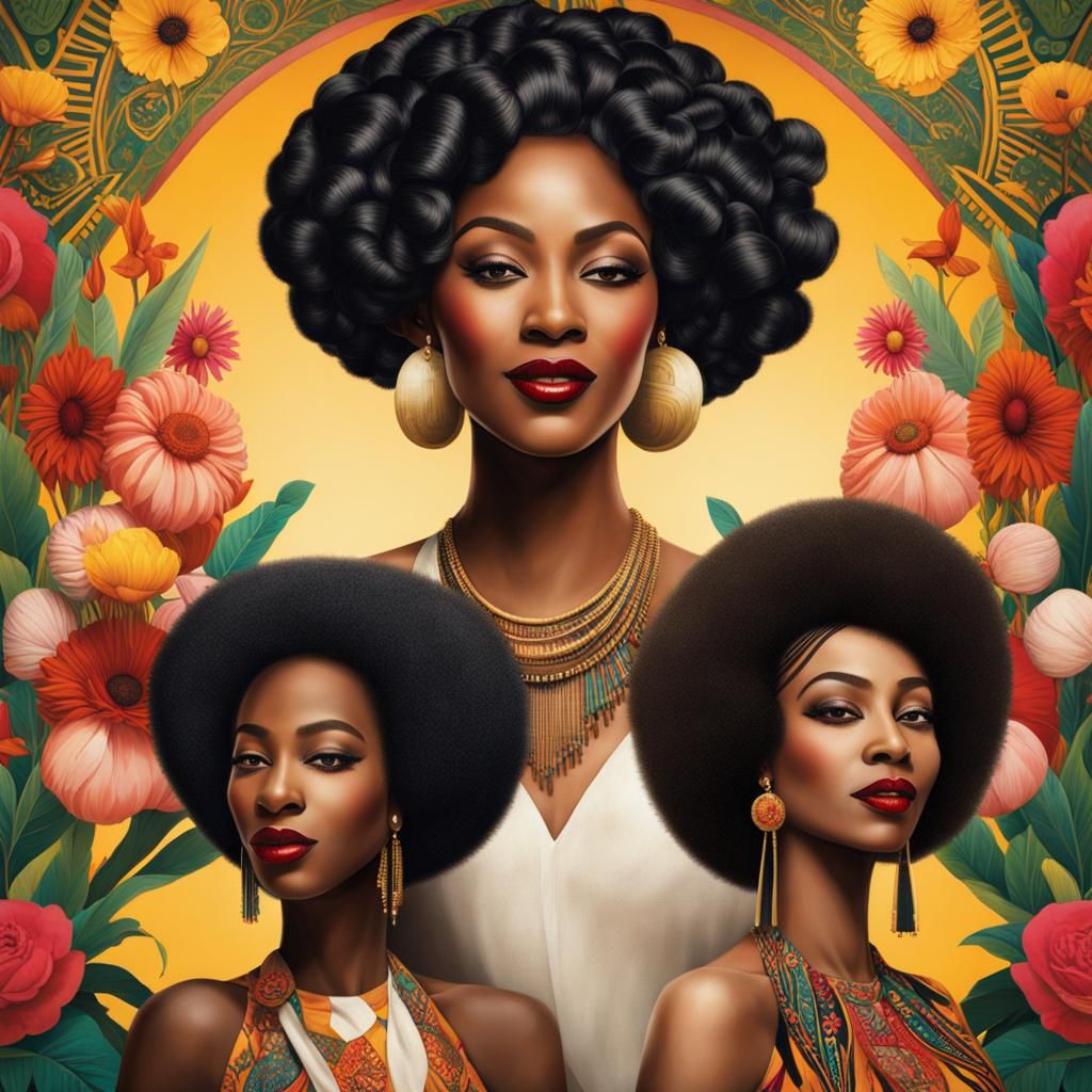 Afrofuturistic Harlem Renaissance Photo in Gordon Parks Styl...