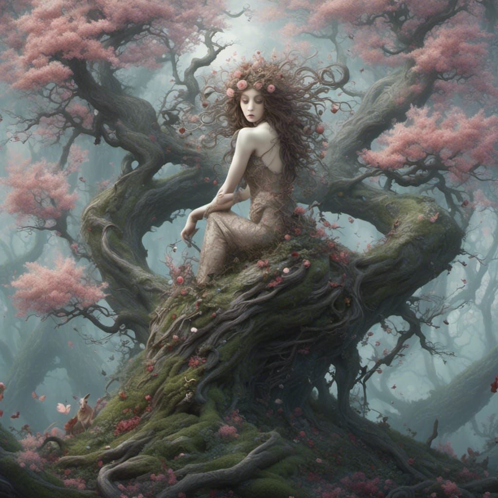 creature with untamed locks