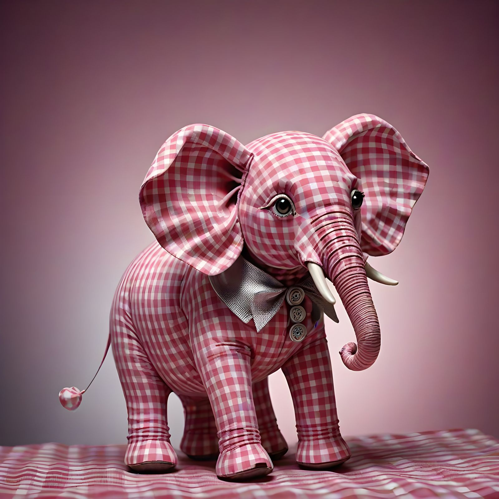 Gingham Elephant