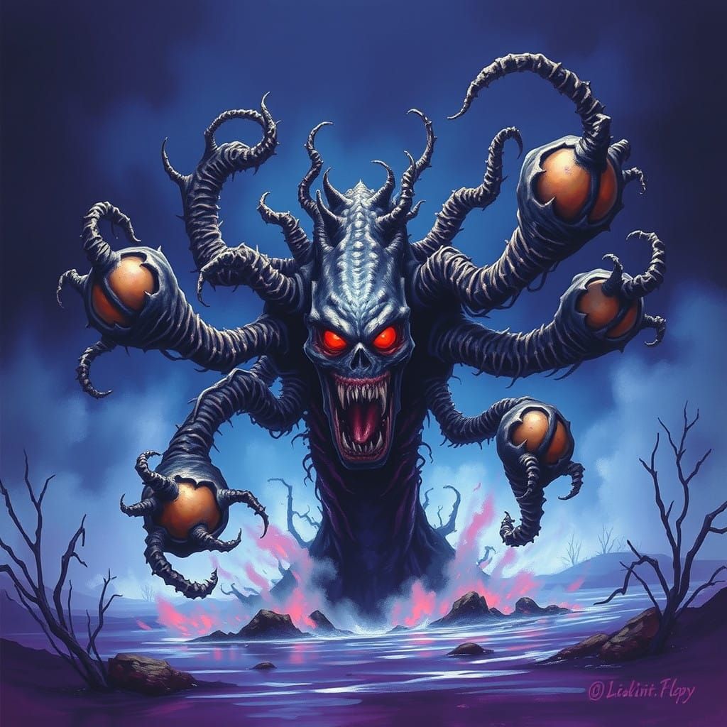 Twisted, Multi-Limbed Onslaught Creature Emerge from Dark Sw...