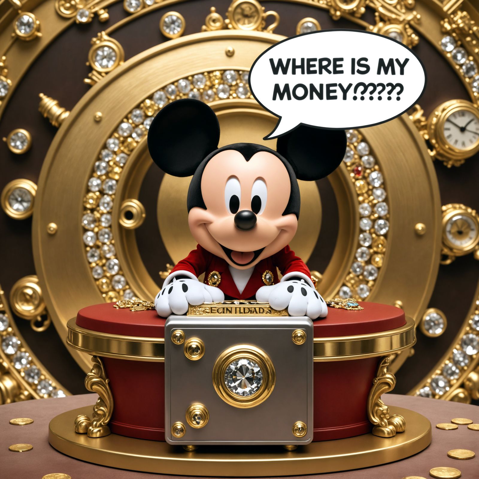 Mickey Mouse Demands His Money: A Disney Cartoon Satire