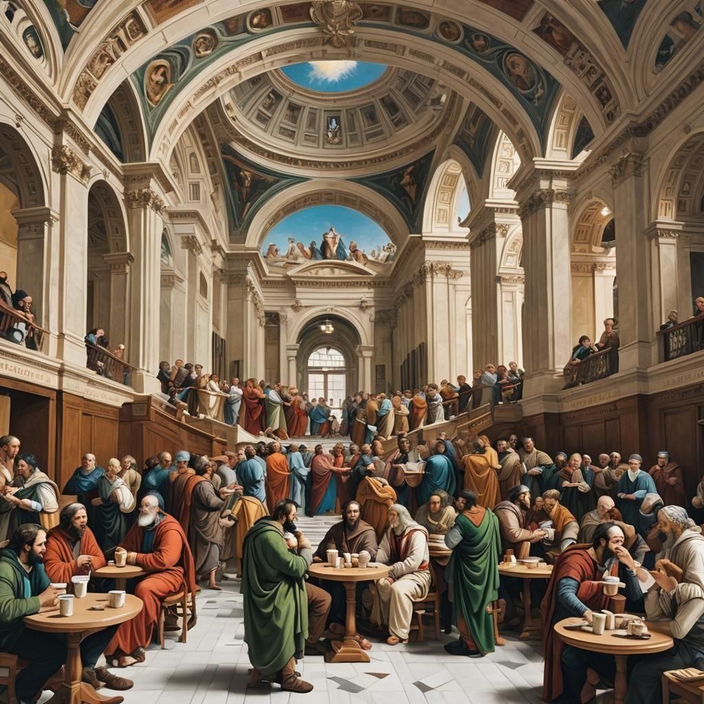 Renaissance Philosophers Meet Modern Starbucks